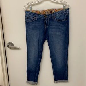Paige denim cuffed pants